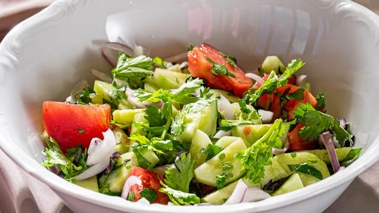 Cucumber & Tomato Salad